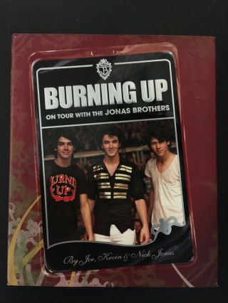 Signed Jonas Brothers Burning Up Tour Book (143 Full Color Pages)