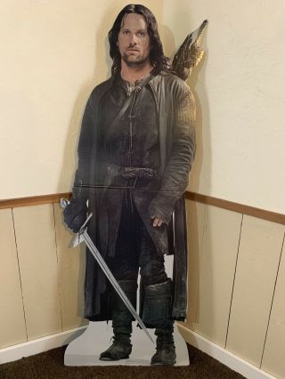 Aragorn 2002 Lord Of The Rings Lifesize Standup Standee Cutout Poster Figure