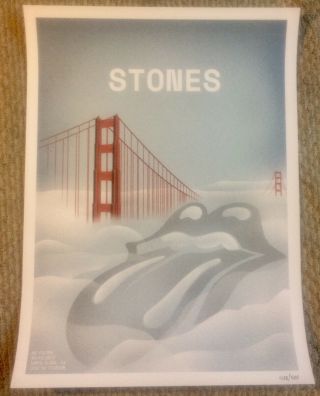 Rolling Stones Santa Clara Poster 68/500 8/18/19 Levi’s Stadium San Francisco
