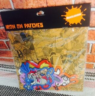The Nick Box Exclusive Nicktoons Iron On Patches Set