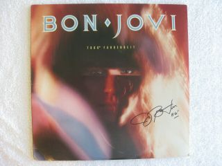 Jon Bon Jovi - Rare Autographed Album - Hand Signed In 1986 - His Second Album