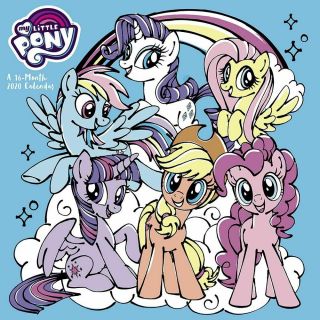 My Little Pony Brony Style Animation Art 16 Month 2020 Wall Calendar