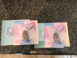 Taylor Swift Signed/autographed Lover Booklet,  Me Cd Single /