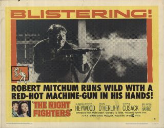 The Night Fighters 1960 22x28 Orig Movie Poster Fff - 56534 Never Folded