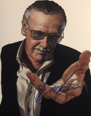 Stan Lee Spider - Man Creator Autograph Signed 8x10 Photo