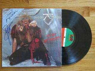 Dee Snider Of Twisted Sister Signed Stay Hungry 1984 Mexico Pressing Record
