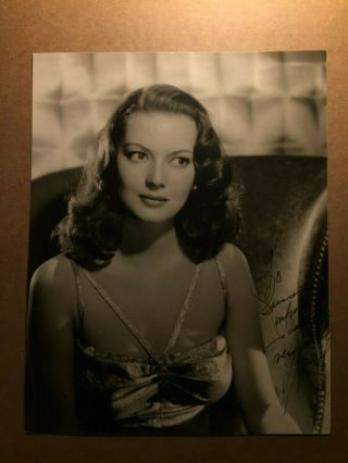 Hazel Brooks Rare Early Autographed 8/10 Pin - Up Photo Body & Soul 1940s