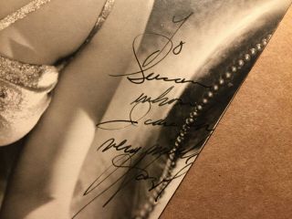 Hazel Brooks Rare Early Autographed 8/10 Pin - Up Photo Body & Soul 1940s 5