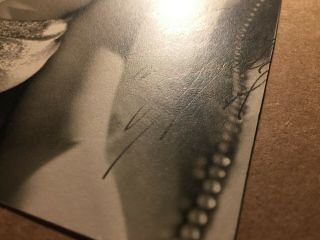 Hazel Brooks Rare Early Autographed 8/10 Pin - Up Photo Body & Soul 1940s 7