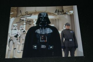 Dave Prowse & Patrick Ginter Signed Autograph 8x10 20x25cm Star Wars In Person