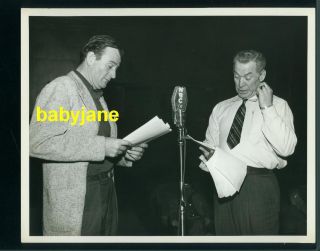 John Wayne Ward Bond Vintage 8x10 Photo Nbc Radio Broadcast Stagecoach 1948