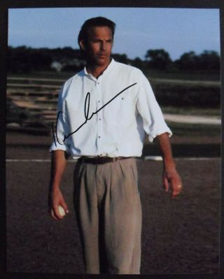 Field Of Dreams Photo Signed By Kevin Costner,  With,  8x10