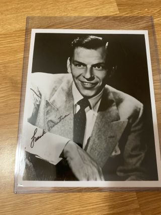 FRANK SINATRA AUTHENTIC HAND SIGNED AUTOGRAPH ON 8 x 10 B & W PHOTO 6