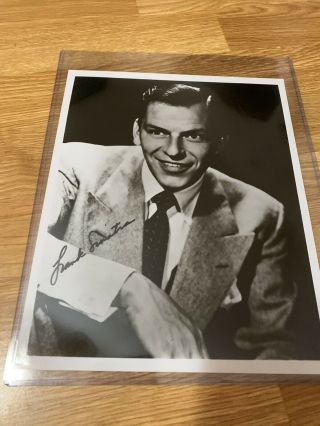 FRANK SINATRA AUTHENTIC HAND SIGNED AUTOGRAPH ON 8 x 10 B & W PHOTO 7
