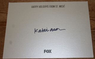Kaitlin Olson Hand Signed Autograph Card Letter For Your Consideration 24