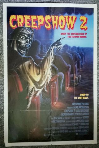 Creepshow 2 1987 Stephen King George Romero Horror One Sheet Poster