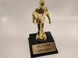 Dundie Award Trophy The Office Tv Show Michael Scott Dunder Mifflin