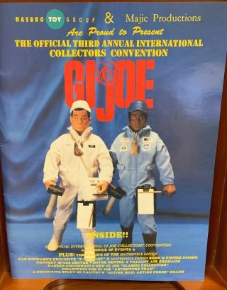 1996 Official 3rd Annual G.  I.  Joe International Collectors Convention Program