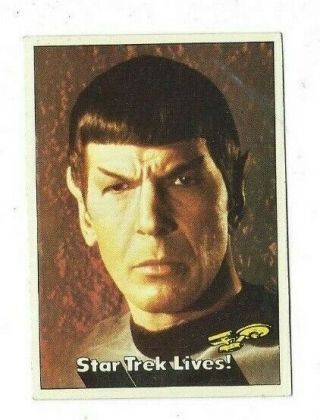 1976 Topps Star Trek Card 88 Star Trek Lives Near (see Scan)