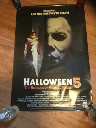 Movie Posters Halloween 5 The Revenge Of Michael Myers,  Horror,  Big