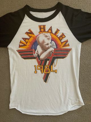 Vintage Van Halen Concert Shirt 1984