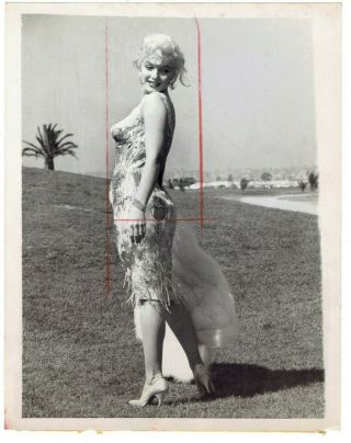 Vintage Marilyn Monroe 1958 Upi Photo Some Like It Hot " Worth Another Look "