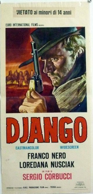 Playbill - Django - Franco Nero - Corbucci - Spaghetti - A4 - 41