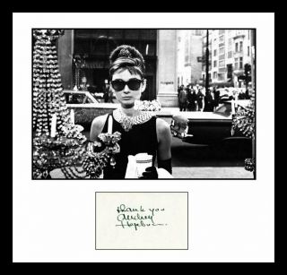 Ultra Cool - Audrey Hepburn - Sexy - Authentic Hand Signed Autograph