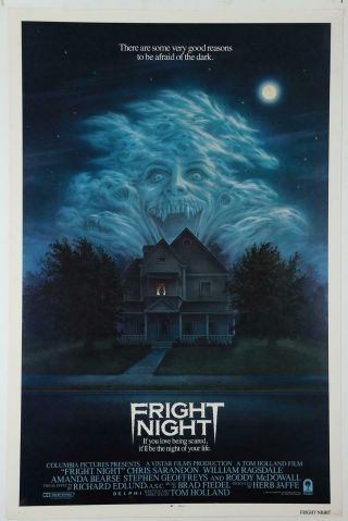 1985 Fright Night International Rolled Movie Poster 27x41