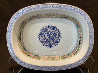 Puiforcat A Raynaud Limoges Kan Sou White Open Oval Vegetable Serving Bowl