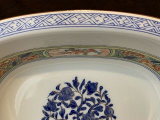 Puiforcat A Raynaud Limoges Kan Sou White Open Oval Vegetable Serving Bowl 2