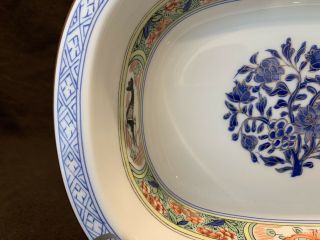 Puiforcat A Raynaud Limoges Kan Sou White Open Oval Vegetable Serving Bowl 3