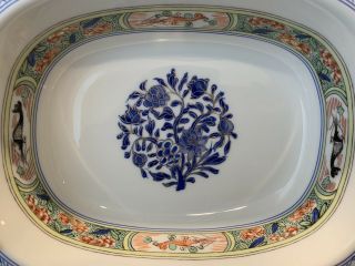 Puiforcat A Raynaud Limoges Kan Sou White Open Oval Vegetable Serving Bowl 6