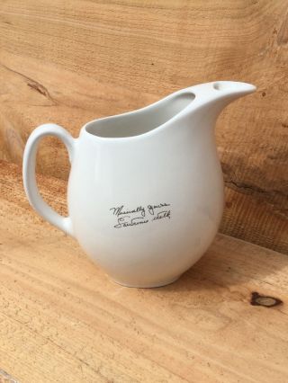 VINTAGE LAWRENCE Welk Winfield True porcelain musically yours pitcher 3