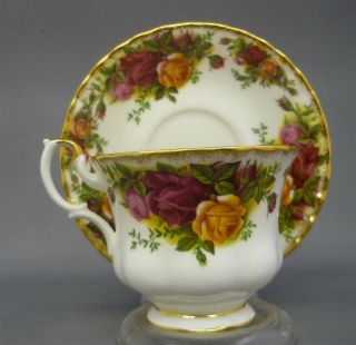 17 Piece Royal Albert Old Country Roses Bone China England Tea Set Service For 4 4