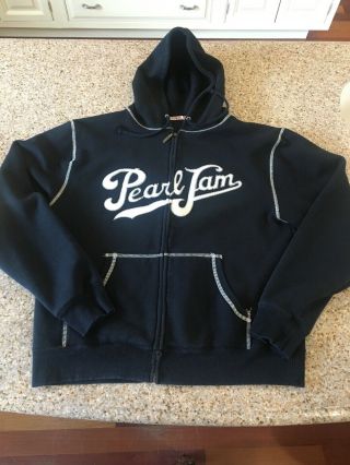 Extremely Rare Authentic Pearl Jam Moonlight Graham Hoodie Zip - Up Sweatshirt M