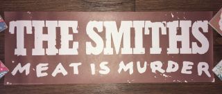 THe SMITHS Meat Murder Sire 1985 Promo Poster Morrissey Queen Is Dead 3