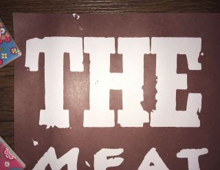 THe SMITHS Meat Murder Sire 1985 Promo Poster Morrissey Queen Is Dead 5