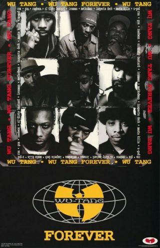 Wu - Tang Clan Poster Forever Wu Tang Wutang The