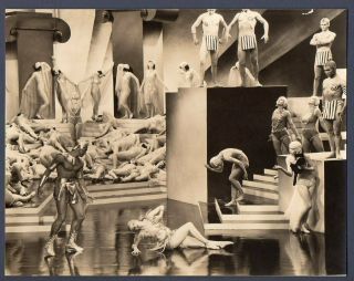 Exotic Erotic Chorus Girls And Male Dancers 1933 Pre - Code Vintage Orig Photo