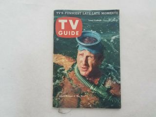 Tv - Guide June 27,  1959 Boston Metro Ed.  Lloyd Bridges Of “sea Hunt On Cover