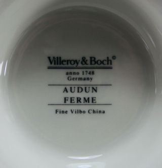 Villeroy & Boch Audun Ferme Fine Vilbo China 8” Vase Made In Germany RARE EU 6