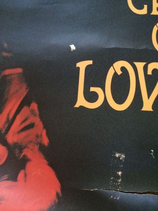 RARE Jimi Hendrix Promo Poster Cry Of Love 1971 Design by Victor Kahn 6