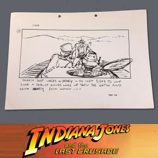 Indiana Jones & The Last Crusade - Harrison Ford - Production Storyboard