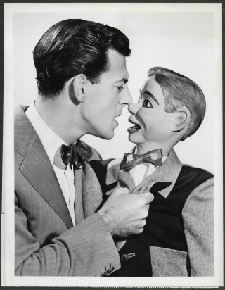 Ventriloquist Paul Winchell Jerry Mahoney 1954 Nbc Tv Promo Photo