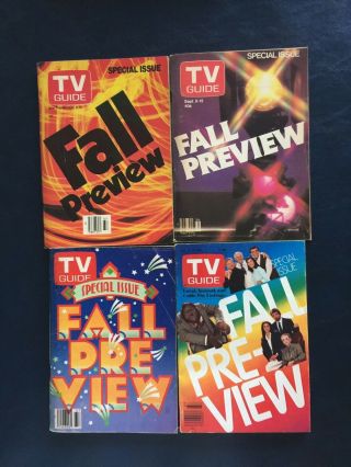 Tv Guide Canada & Us Fall Preview 1977,  1978,  1980,  1983,  Bonus