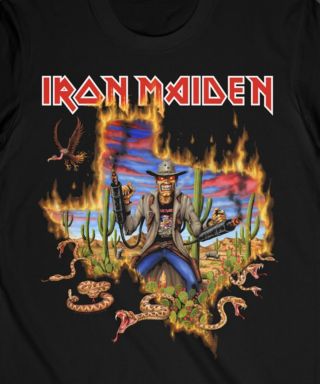 Official Iron Maiden Event Shirt Texas Dallas Houston San Antonio 2019 Large