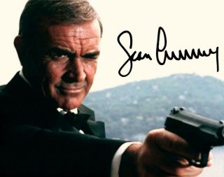 Sean Connery 8x10 Autographed Photo Picture Signed Pic With