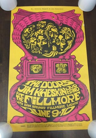 The Doors Bg - 67 Bonnie Maclean Jim Kweskin Jug Band 1967 Jim Morrison Poster