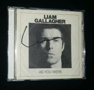 Liam Gallagher Hand Signed Cd Album As You Were Autograph (oasis)